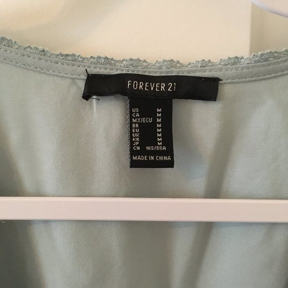 Flowy teal self-tie dress - Picture 5 of 5